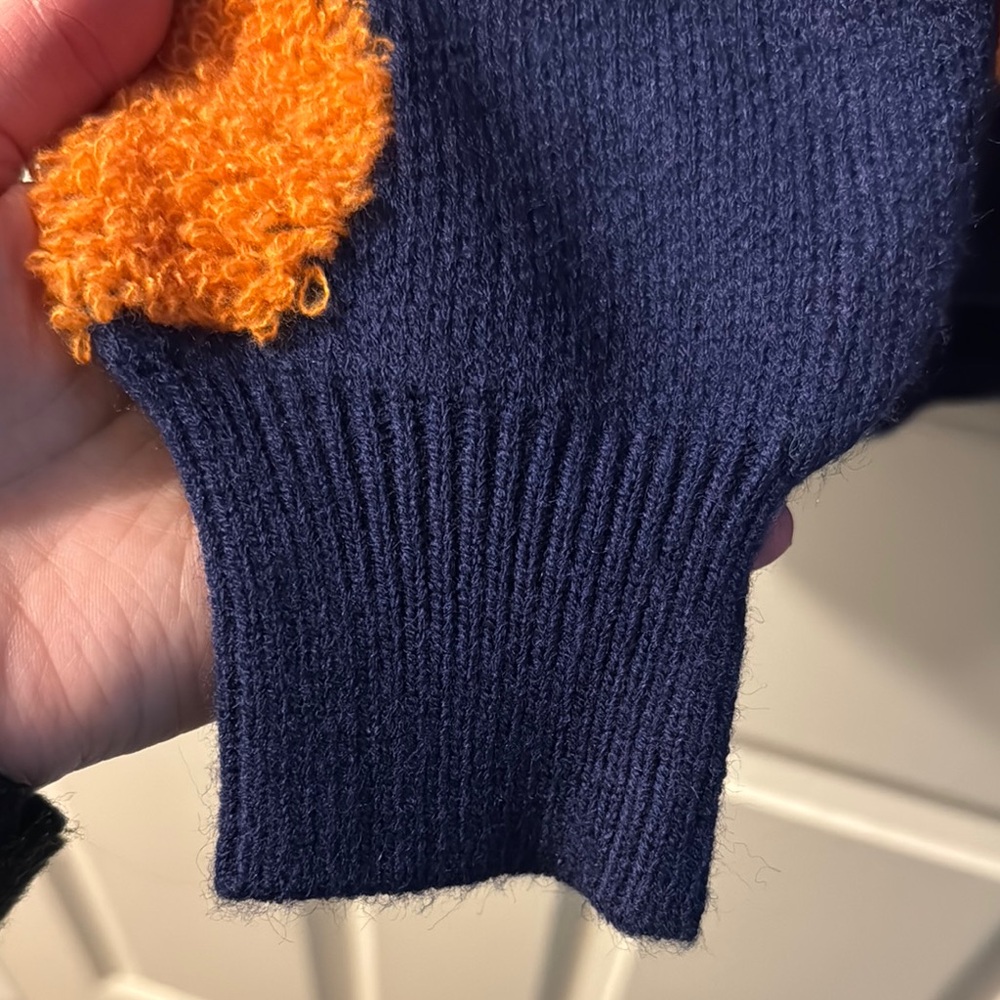 Orange Patterned Sweater - Picture 5 of 5